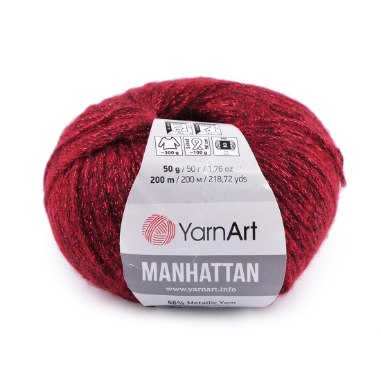 Włóczka manhattan 50 g - Stary róż (1 Sztuka) Włóczka manhattan 50 g - Stary róż (1 Sztuka)
