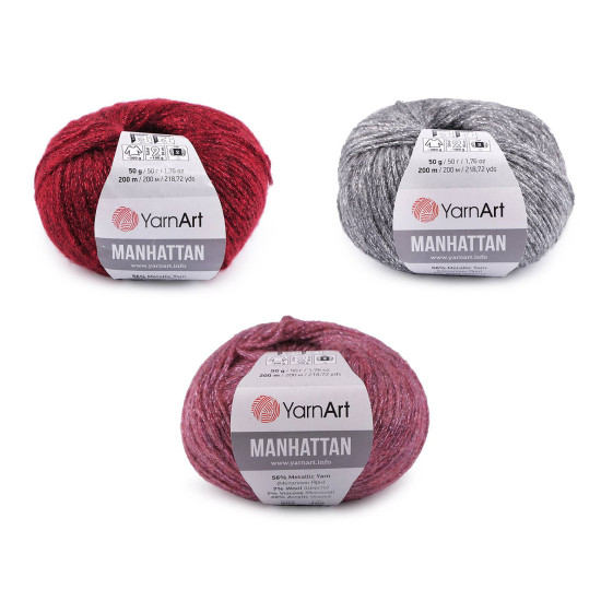 Włóczka manhattan 50 g - Stary róż (1 Sztuka) Włóczka manhattan 50 g - Stary róż (1 Sztuka)