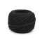 Cotton macramé / crochet yarn 40 g, combing - Black (1 Piece)