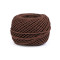 Cotton macramé / crochet yarn 40 g, combing - Brown (1 Piece)