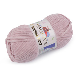 Filato di ciniglia per maglieria dolce baby, 100 g - Polvere (1 Pezzo)