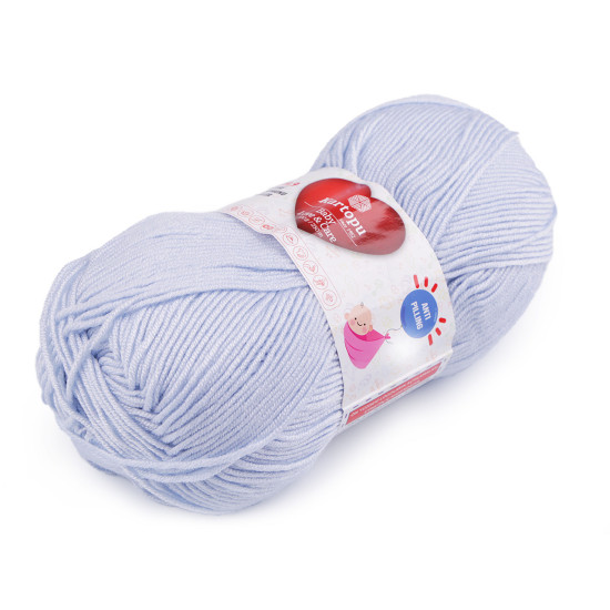 Pletací příze baby love a care 100 g - Modrá temná (1 Kus)