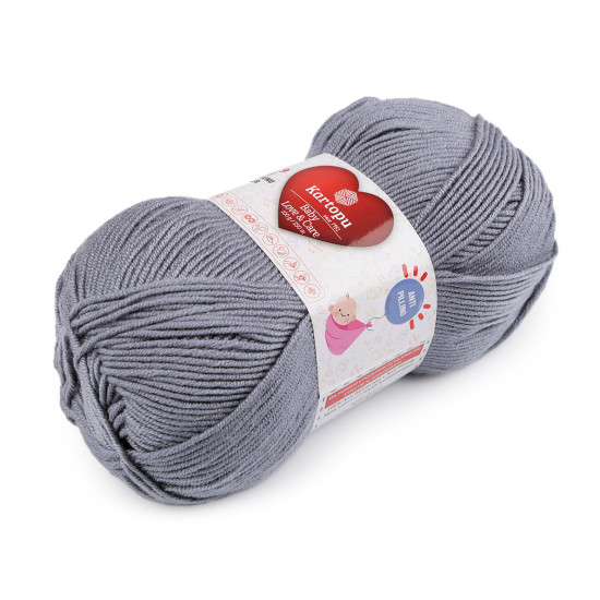 Pletací příze baby love a care 100 g - Modrá temná (1 Kus)