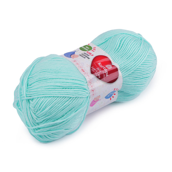 Pletací příze baby love a care 100 g - Modrá temná (1 Kus)