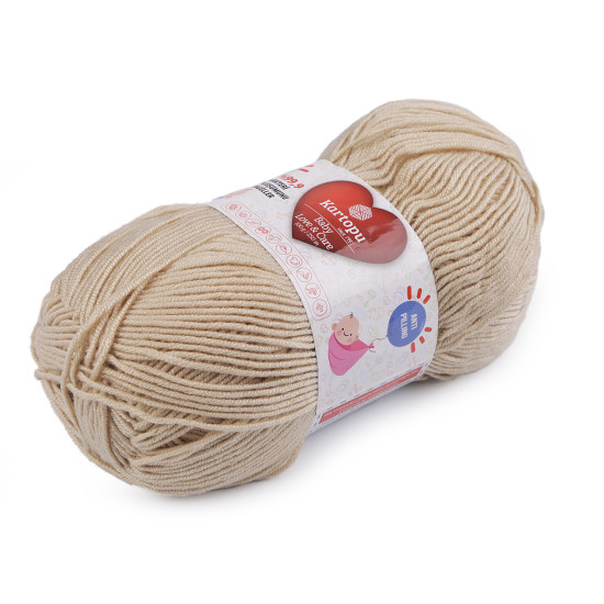 Pletací příze baby love a care 100 g - Modrá temná (1 Kus)
