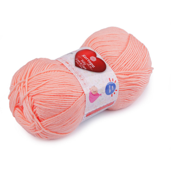 Pletací příze baby love a care 100 g - Modrá temná (1 Kus)