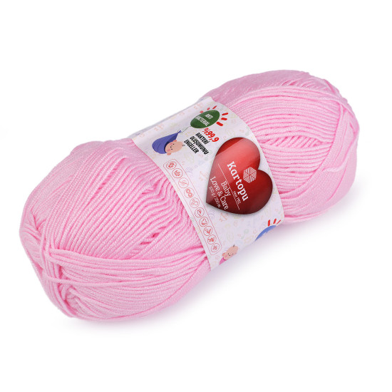 Pletací příze baby love a care 100 g - Modrá temná (1 Kus)