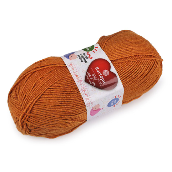 Pletací příze baby love a care 100 g - Modrá temná (1 Kus)