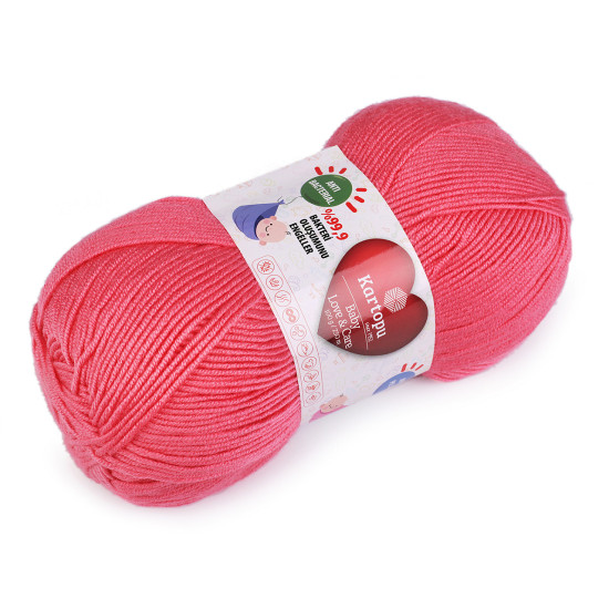 Pletací příze baby love a care 100 g - Modrá temná (1 Kus)