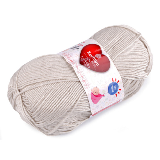 Pletací příze baby love a care 100 g - Modrá temná (1 Kus)