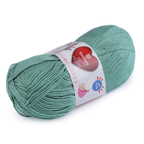 Pletací příze baby love a care 100 g - Modrá temná (1 Kus)