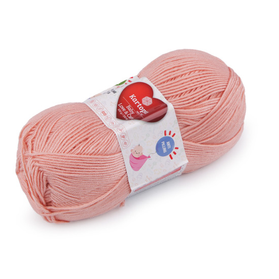 Pletací příze baby love a care 100 g - Modrá temná (1 Kus)