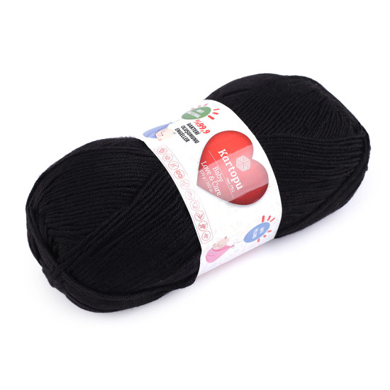 Pletací příze baby love a care 100 g - Modrá temná (1 Kus)