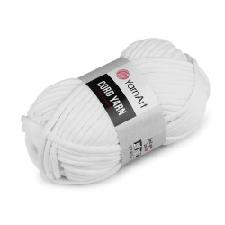 Knitting yarn 250 g cord yarn - White (1 Piece)