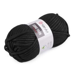 Knitting yarn 250 g cord yarn - Black (1 Piece)