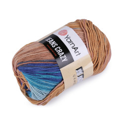 Hilo de tricotar jeans crazy 50 g - Beige claro (1 Pieza)