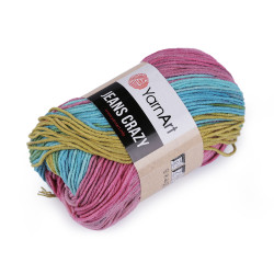 Hilo de tricotar jeans crazy 50 g - Rosa claro (1 Pieza)