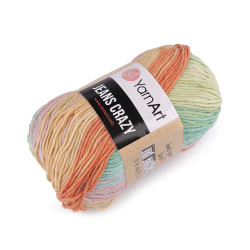Hilo de tricotar jeans crazy 50 g - Verde (1 Pieza)