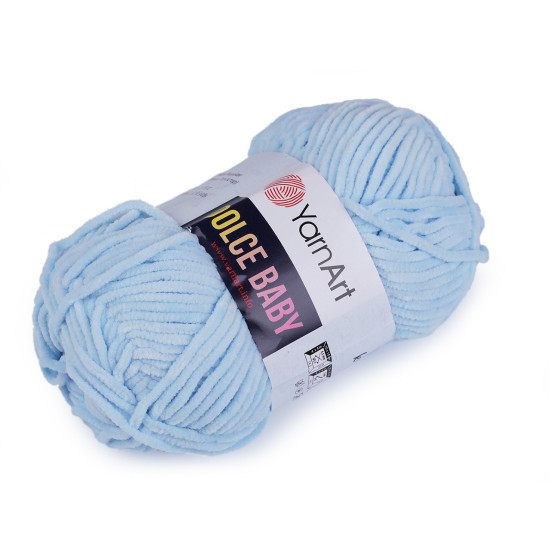 Hilo de chenilla para tricotar dolce baby 50 g - Turquesa (5 Piezas) Hilo de chenilla para tricotar dolce baby 50 g - Turquesa (5 Piezas)