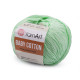 Fil à tricoter baby cotton, 50 g - Vert pastel (1 Pièce) Fil à tricoter baby cotton, 50 g - Vert pastel (1 Pièce)