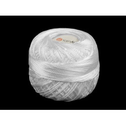 Crochet yarn tulip 50 g - White (18 Pieces)