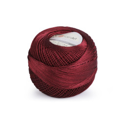 Crochet yarn tulip 50 g - Bordeaux (18 Pieces)