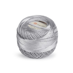 Crochet yarn tulip 50 g - Very light grey (18 Pieces)