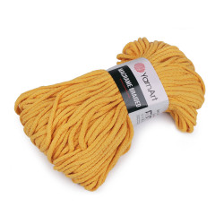 Kotöfonal macrame braided 250 g - Mustárszínű (1 Darab)