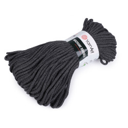 Pelote macramé tressé, 250 g - Gris mat (1 Pièce)