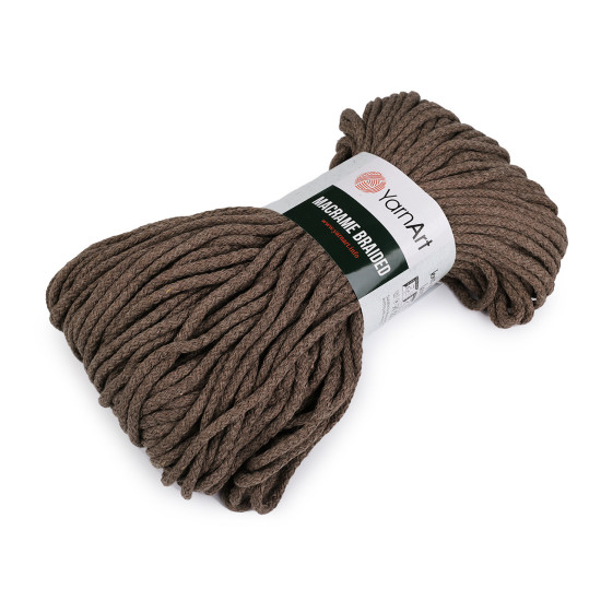 Kotöfonal macrame braided 250 g - Világosszürke (1 Darab) Kotöfonal macrame braided 250 g - Világosszürke (1 Darab)
