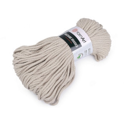 Kotöfonal macrame braided 250 g - Nyers-natür (1 Darab)