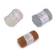 Büklüm macrame cotton knitting yarn, 250 g, combing - Lightgrey (4 Pieces) Büklüm macrame cotton knitting yarn, 250 g, combing - Lightgrey (4 Pieces)