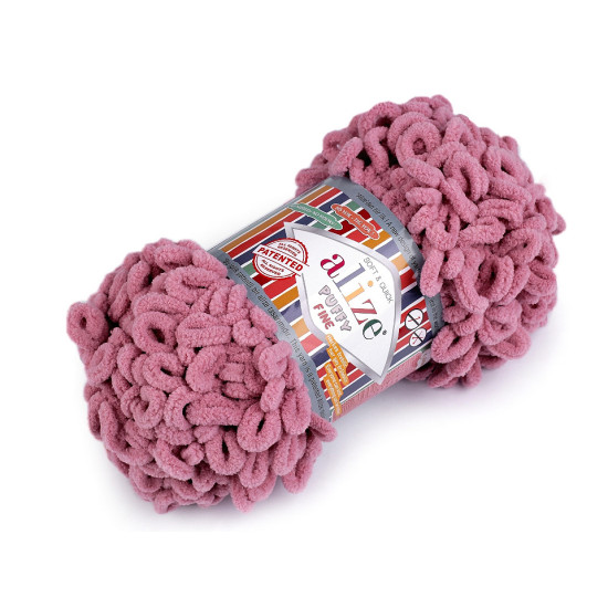 Pletací příze alize puffy fine 100 g - Bílá (5 Kusy) Pletací příze alize puffy fine 100 g - Bílá (5 Kusy)