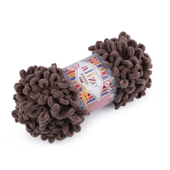 Pletací příze alize puffy fine 100 g - Bílá (5 Kusy) Pletací příze alize puffy fine 100 g - Bílá (5 Kusy)