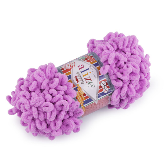 Pletací příze alize puffy fine 100 g - Bílá (5 Kusy) Pletací příze alize puffy fine 100 g - Bílá (5 Kusy)