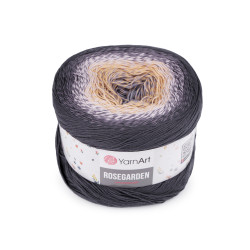 Cotton knitting yarn rosegarden 250 g - Gray (1 Piece)