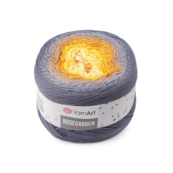 Cotton knitting yarn rosegarden 250 g - Grey (1 Piece)