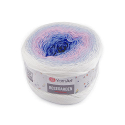 Cotton knitting yarn rosegarden 250 g - White (1 Piece)