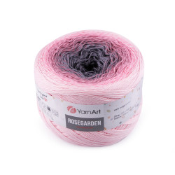 Cotton knitting yarn rosegarden 250 g - Pink middle (1 Piece)