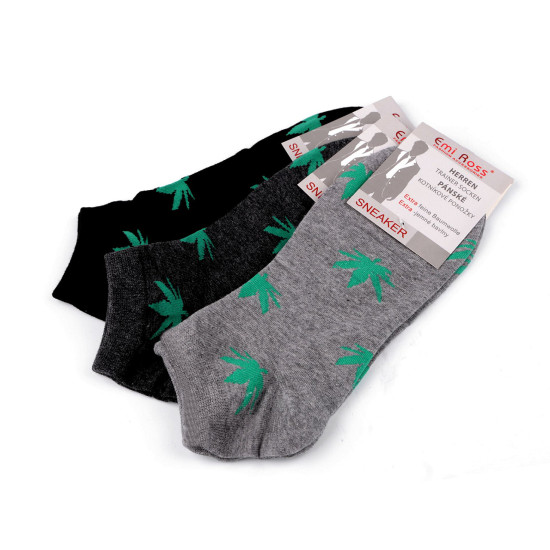 Calcetines tobilleros de algodón para hombre con ribete médico - Mezcla de colores al azar (3 Pares) Calcetines tobilleros de algodón para hombre con ribete médico - Mezcla de colores al azar (3 Pares)