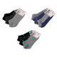 Calcetines tobilleros de algodón para hombre con ribete médico - Mezcla de colores al azar (3 Pares) Calcetines tobilleros de algodón para hombre con ribete médico - Mezcla de colores al azar (3 Pares)