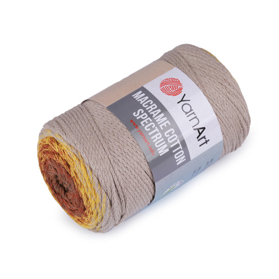 Włóczka macrame cotton spectrum 250 g - Mysi (4 Sztuki) Włóczka macrame cotton spectrum 250 g - Mysi (4 Sztuki)