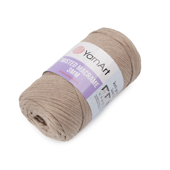 Włóczka twisted macrame 250 g do rozczesania - Miętowy (1 Sztuka) Włóczka twisted macrame 250 g do rozczesania - Miętowy (1 Sztuka)