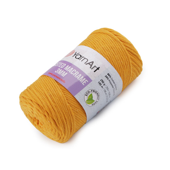 Włóczka twisted macrame 250 g do rozczesania - Miętowy (1 Sztuka) Włóczka twisted macrame 250 g do rozczesania - Miętowy (1 Sztuka)