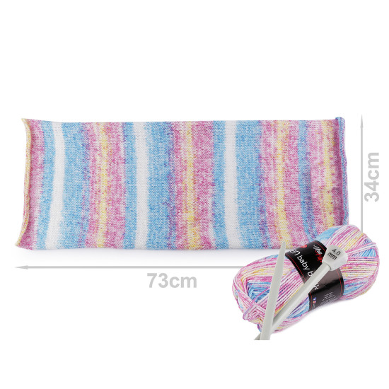 Hilo para tricotar elen baby batik 100 g - Salmón oscuro (1 Pieza)