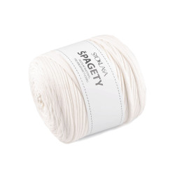Włóczka spaghetti 550 g - Kremowa najjaśni (1 Sztuka)
