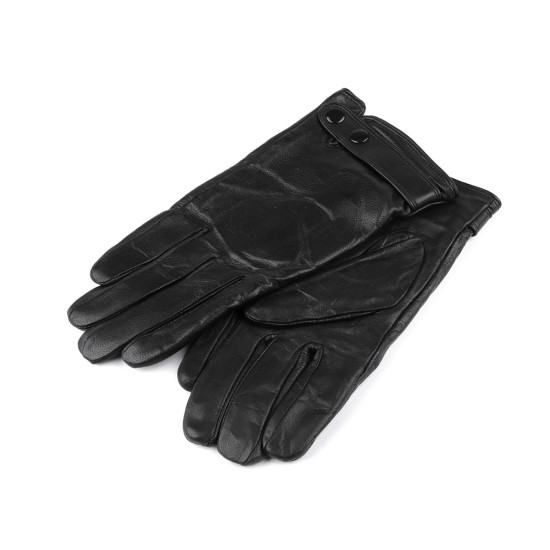 Gants en cuir pour homme - Noir (1 Paire) Gants en cuir pour homme - Noir (1 Paire)