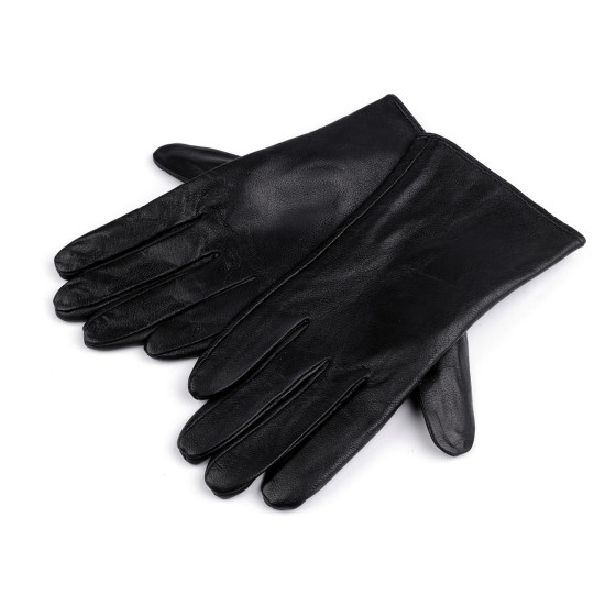 Gants en cuir pour homme - Noir (1 Paire) Gants en cuir pour homme - Noir (1 Paire)