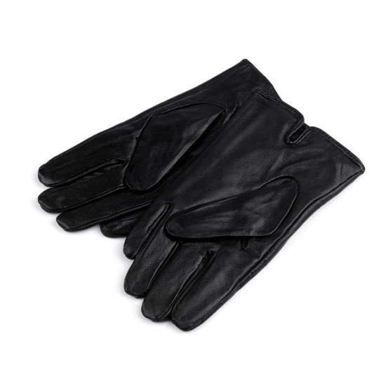 Gants en cuir pour homme - Noir (1 Paire) Gants en cuir pour homme - Noir (1 Paire)
