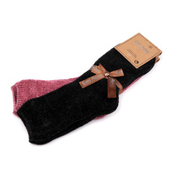 Skarpetki damskie chenille emi ross - Mix (2 Pary)